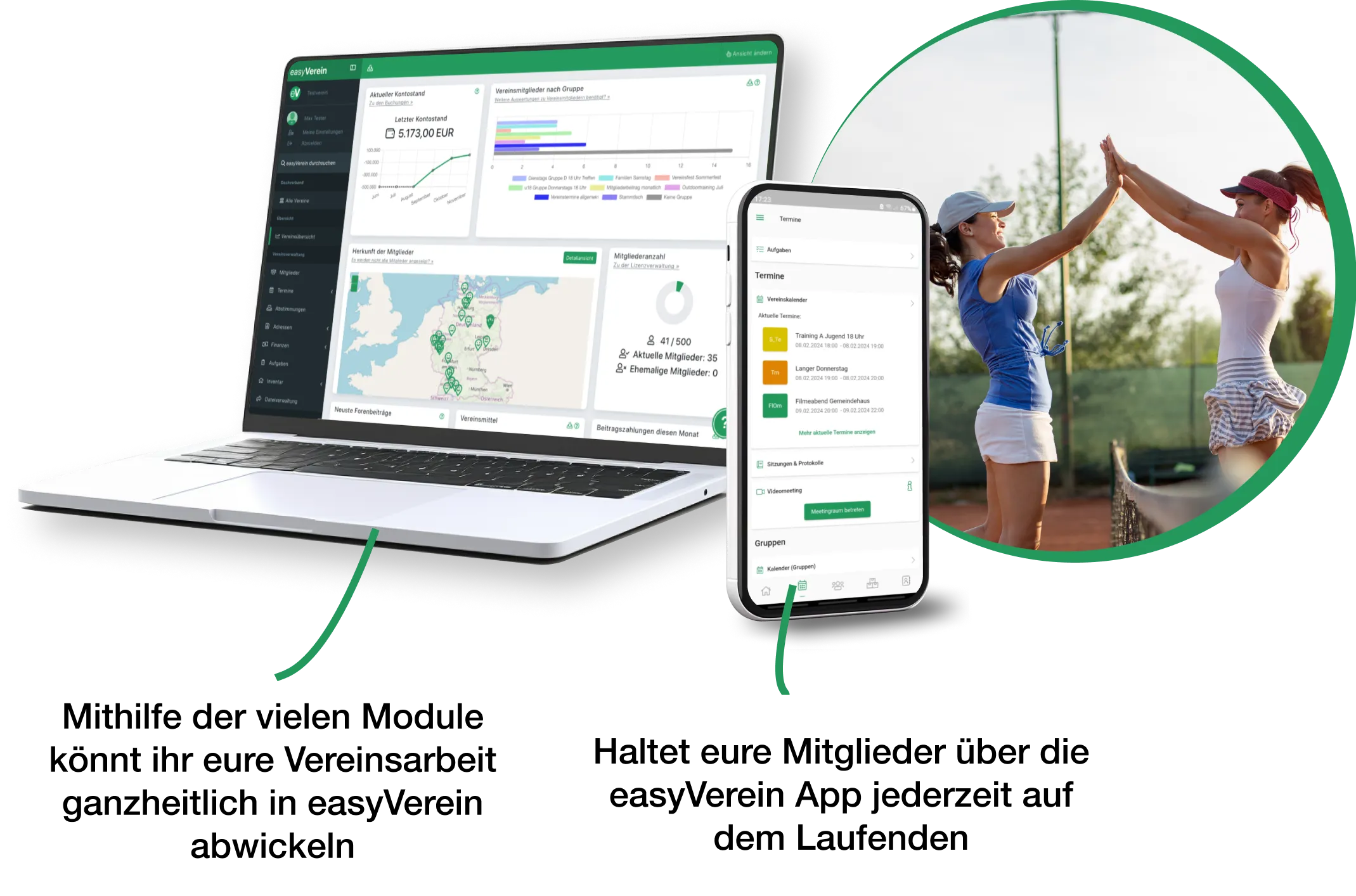 easyVerein Web und App